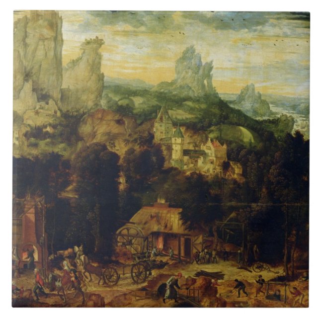 O Coppermine (óleo no painel) (Frente)