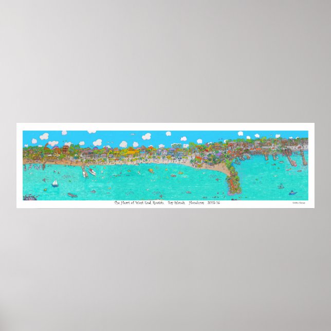 O coração da Poster do West End (Frente)