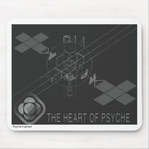 O coração da psique Mousepad