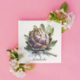 O Coração do Jardim: Artichoke em Aquarela