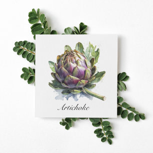 O Coração do Jardim: Artichoke em Aquarela