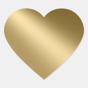 O coração Dourado de brilho sela etiquetas