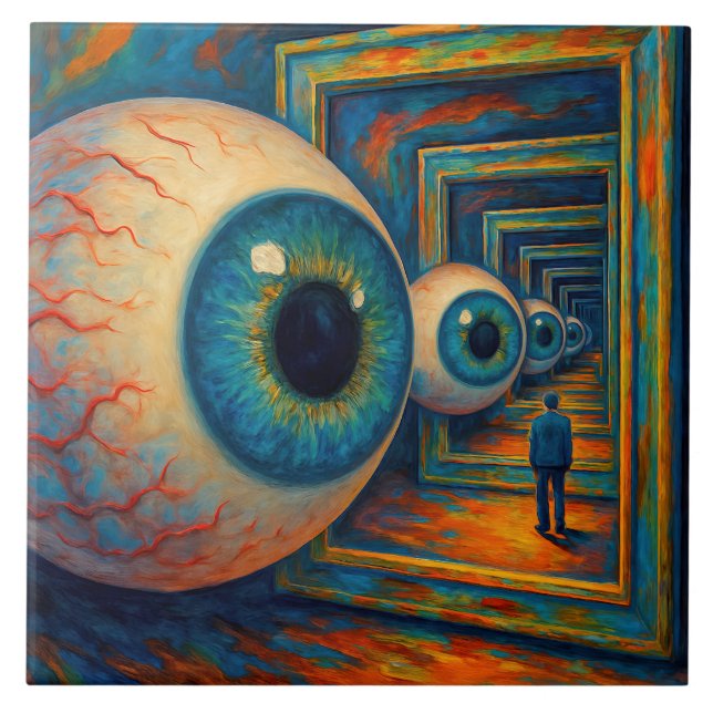 "O Corredor de Ver" - Um Retrato Surreal (Frente)