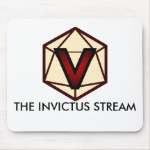 O córrego Mousepad de INVICTUS