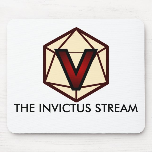 O córrego Mousepad de INVICTUS (Frente)