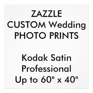 O costume 40" x 40" foto profissional imprime
