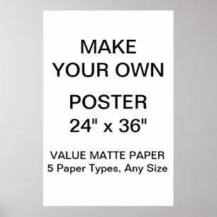O costume personalizou 24" x 36" poster do resídu