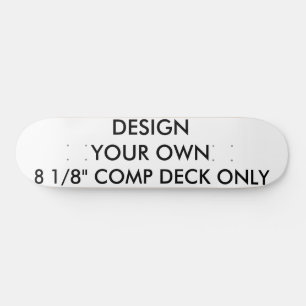 O costume personalizou 8 1/8" plataforma do skate