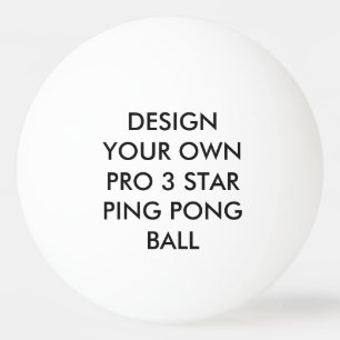 O costume personalizou a bola de Pong do sibilo da