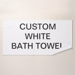 O costume personalizou a grande toalha de banho
