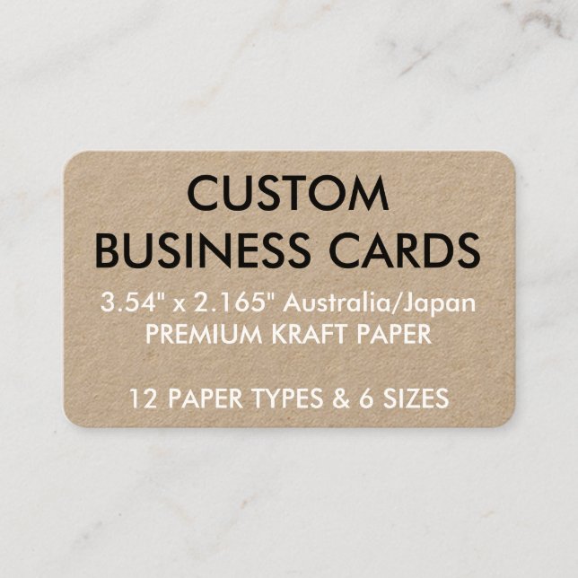 O costume personalizou cartões de visitas anula o (Frente)