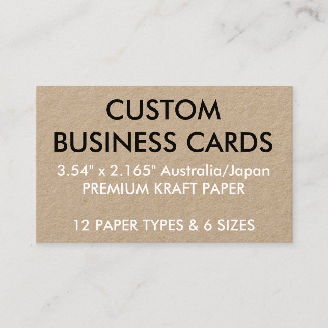 O costume personalizou cartões de visitas anula o (Frente)