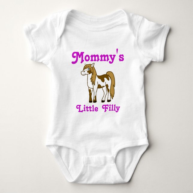 O costume pintado do cavalo caçoa a camisa com (Frente)