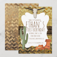 O Cowboy Pensou Que Era Convite De Aniversário