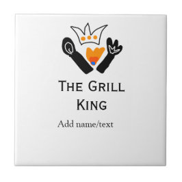 O cozinhar de texto do nome da adição de churrasco