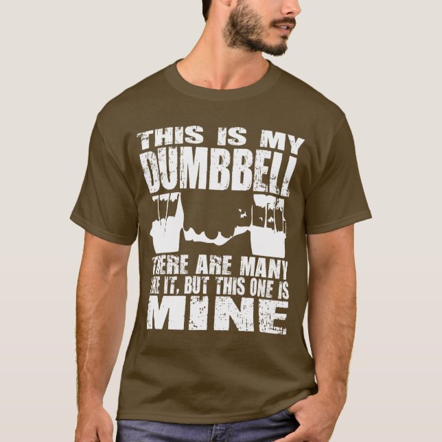 O credo do elevador - camisa do Dumbbell (Frente)