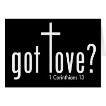 O cristão "obteve o amor?" Cartão dobrado