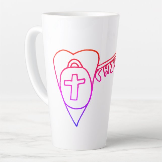 O cristo é a chave da caneca latente grande (Ângulo esquerdo)
