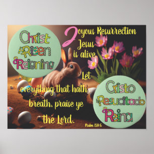 O cristo é Risen & Regin I Eng&Esp I Poster