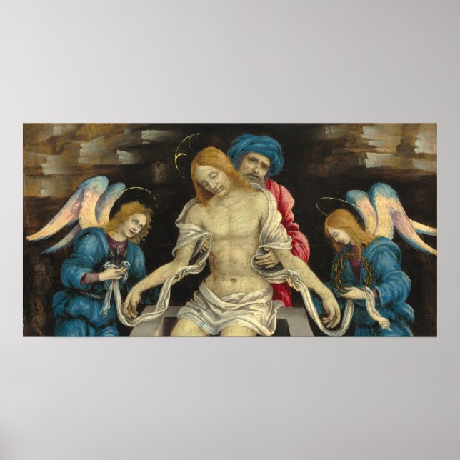 O Cristo Morto - Filippino Lippi Fine Art Poster (Frente)