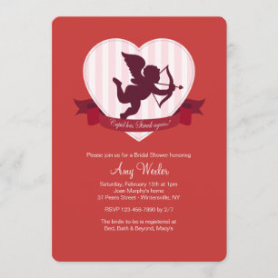 O Cupido golpeou outra vez o convite