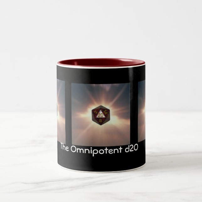 O d20 onipotente - caneca (Centro)