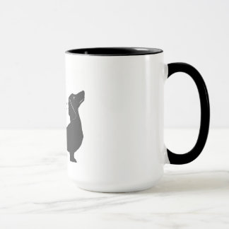 O Dachshund "comensal da casa é" caneca de café de