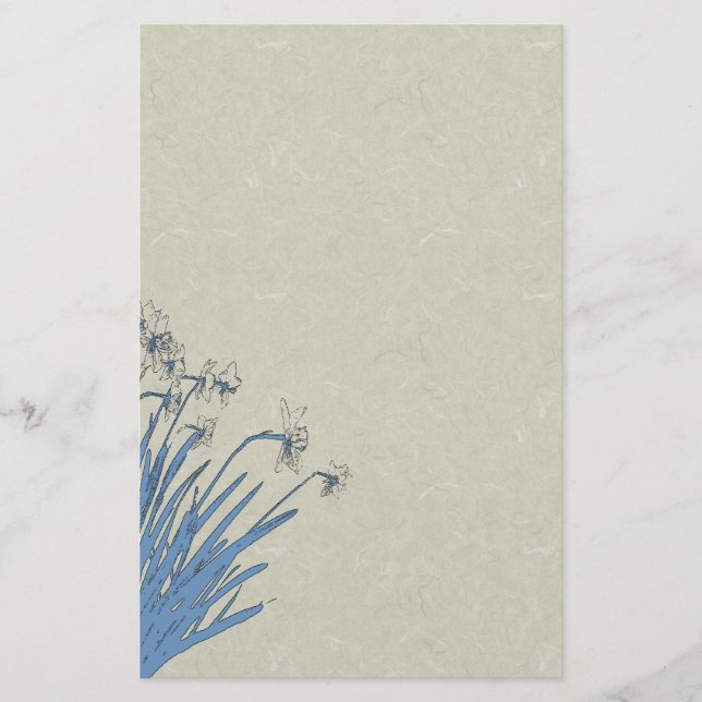 O Daffodil floresce artigos de papelaria (Frente)