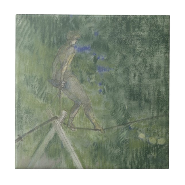 O dançarino da corda (pastel) (Frente)