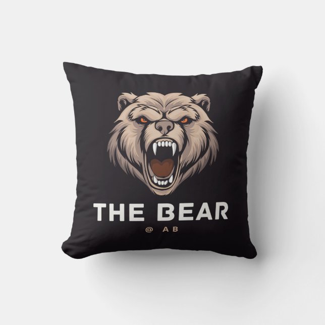 o design de almofada de urso (Frente)