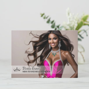 O Design de Cartão de Pageant mais avançado - Pais