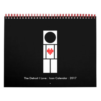 O Detroit I Love : Calendário de Ícones