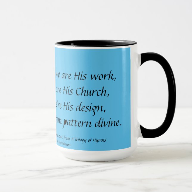 O DEUS É a caneca Stephanie Hutchinson do verso 2 (Direita)