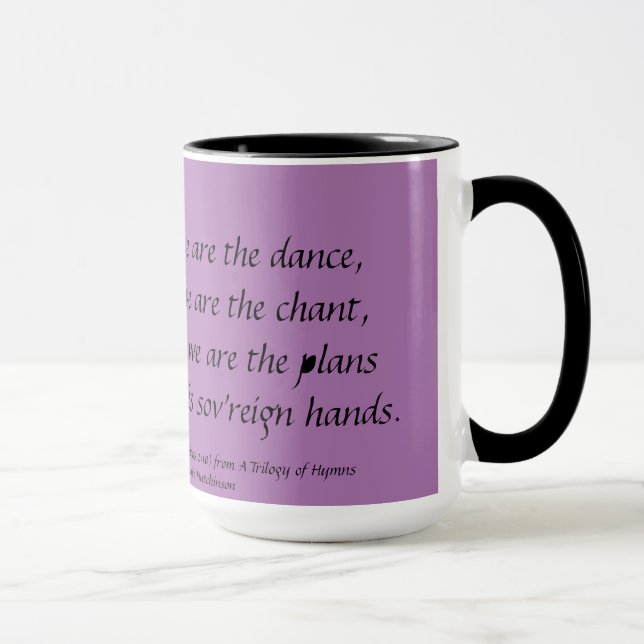 O DEUS É a caneca Stephanie Hutchinson do verso 3 (Direita)
