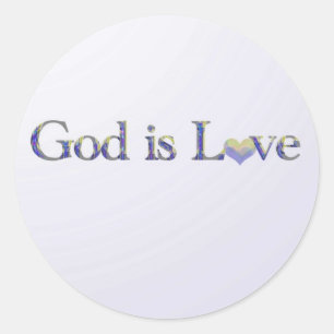O deus é etiquetas do amor