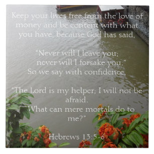 O deus nunca deixá-lo-á. Presente cristão