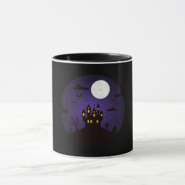 O Dia das Bruxas - caneca do castelo de Dracula