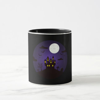 O Dia das Bruxas - caneca do castelo de Dracula