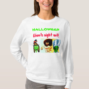 O DIA DAS BRUXAS, dos GHOULS da NOITE camisa PARA