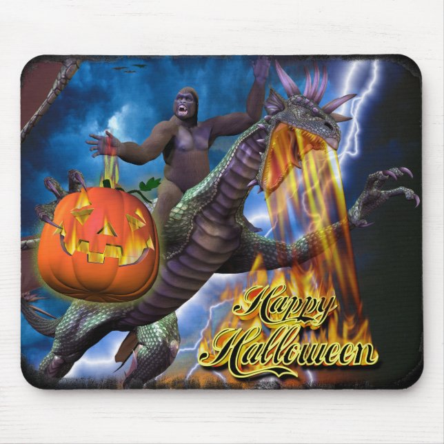 O Dia das Bruxas feliz 7 Mousepad (Frente)