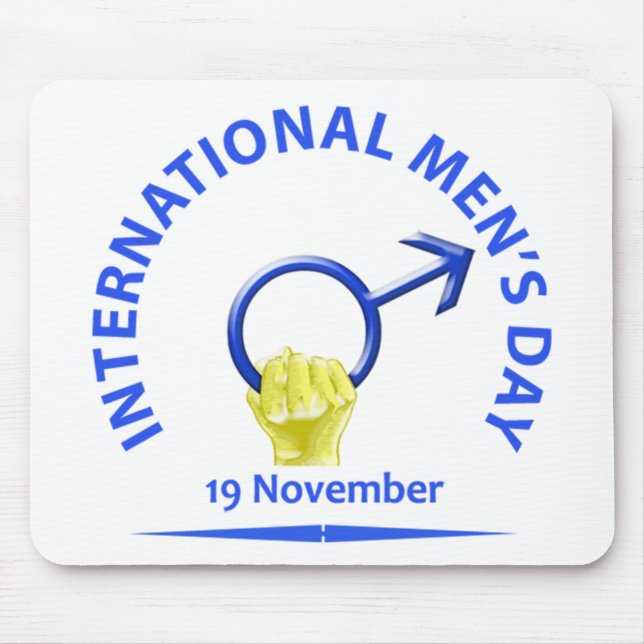 O dia de homens Mousepad (Frente)