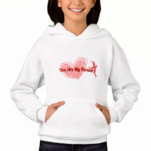 O Dia de os namorados Romático Hoodie "Você É Meu 