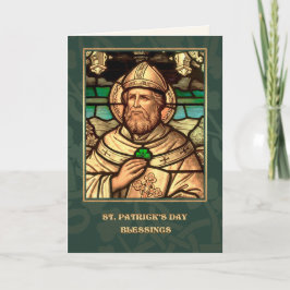 O Dia de São Patrício abençoa o Cartão Religioso