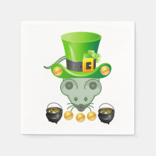 O dia de St Patrick dos guardanapo de papel