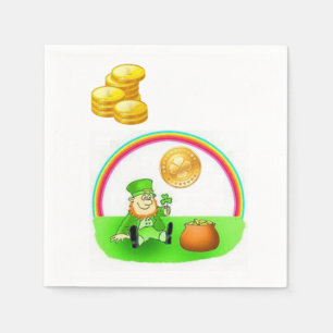 O dia de St Patrick dos guardanapo de papel
