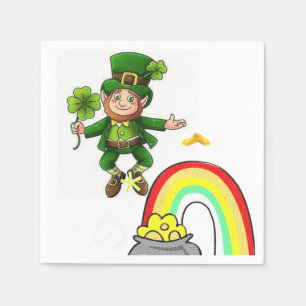 O dia de St Patrick dos guardanapo de papel