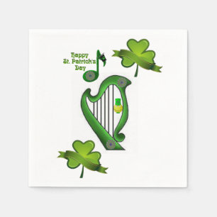 O dia de St Patrick dos guardanapo de papel