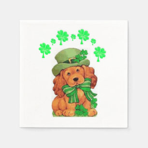 O dia de St Patrick dos guardanapo de papel