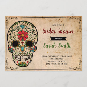 O dia do morto convida o convite 2