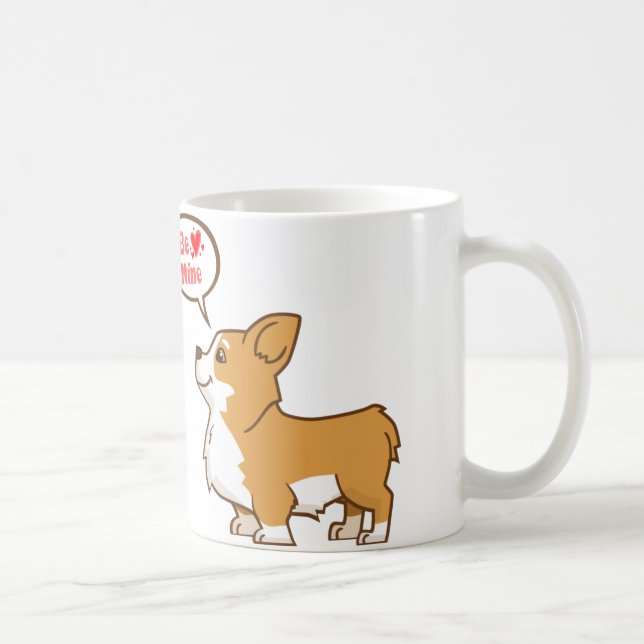 O dia dos namorados "seja meu" caneca de café do (Direita)